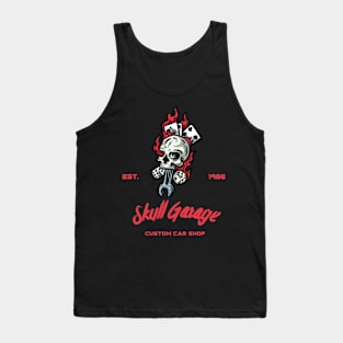 Skull Garage Tank Top